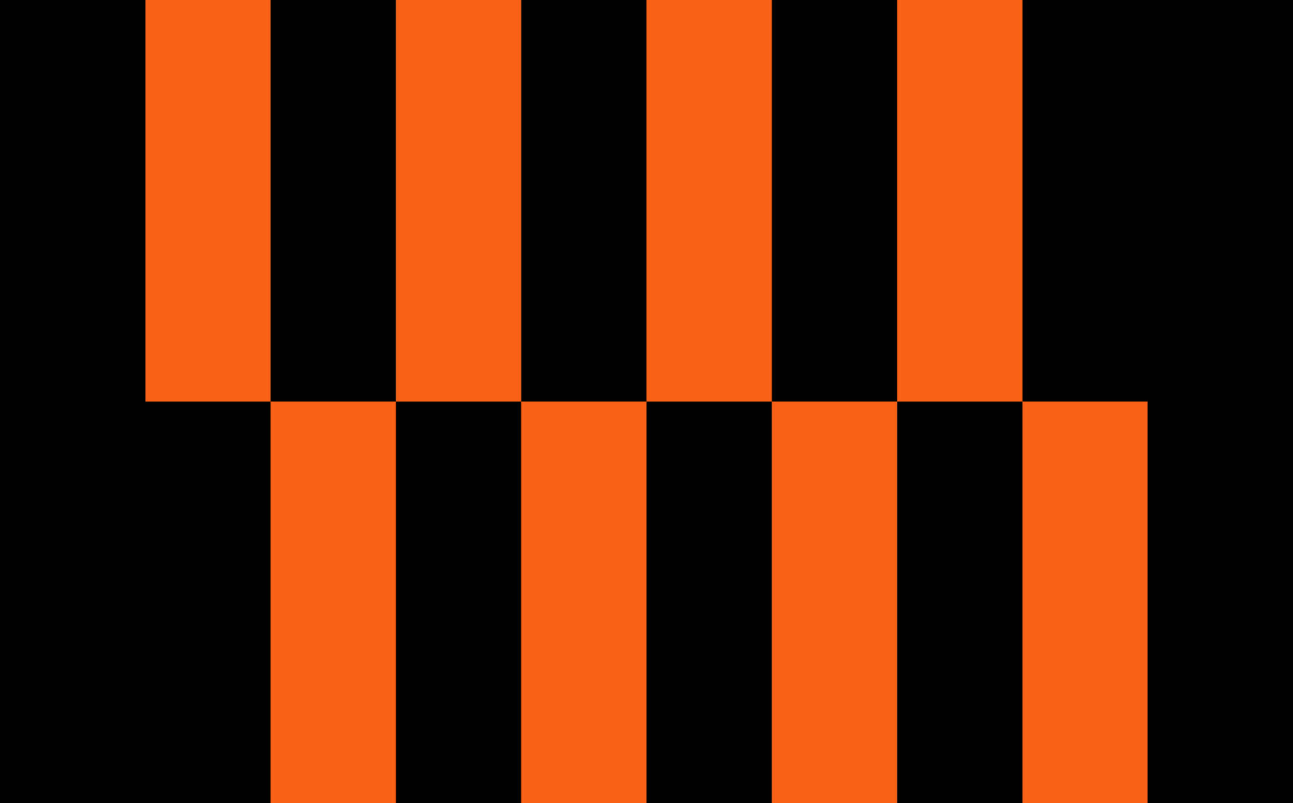 Abstract orange and black grid visual for database products